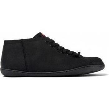 CAMPER Peu Men's Ankle Boots - Black, Size 44/10.5, Cotton Fabric