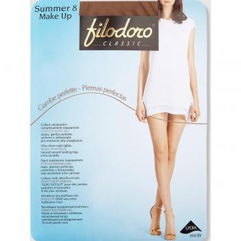 Filodoro Panty de verano de 8 deniers de mujer transparente