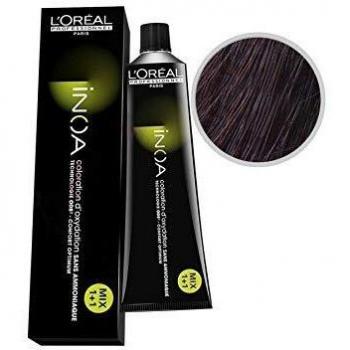 Loreal Tinte Permanente Inoa En Gel Sin Amoniaco N. 5.26 High Resist Castaño Claro Irisado Rojizo Tubo 60 Grs