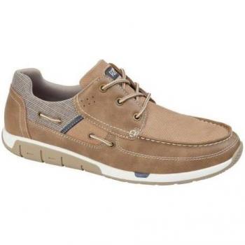R21 Men's Eyelets Boat Shoes