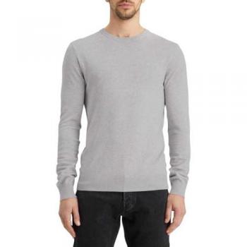 Jersey de hombre Scotch & Soda Core, unicolor de viscosa, con logo bordado, talla XXL