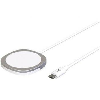 Cargador Inalámbrico Akashi 15W con Fijación Magnética y Función Stand