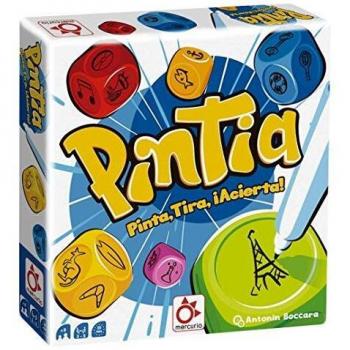 Pintia: Divertido Juego de Mesa para Dibujar y Adivinar, Ideal para Niños Mayores de 8 años (3-6 Jugadores)