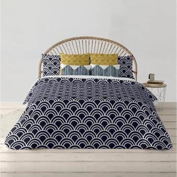 Funda Nórdica Toulouse Multicolor 100% Algodón 175 Hilos para Cama de 180 cm (260 x 240 cm) con Botones