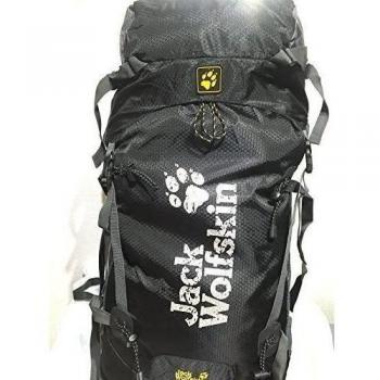 Saco Mochila Trekking a montaña randonée esquí viaje Jack Wolfskin 60L durumu negro