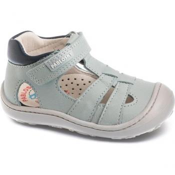 Sandalias cerradas de bebés Pablosky azul