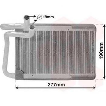Radiador de calefacción VAN WEZEL 82016701