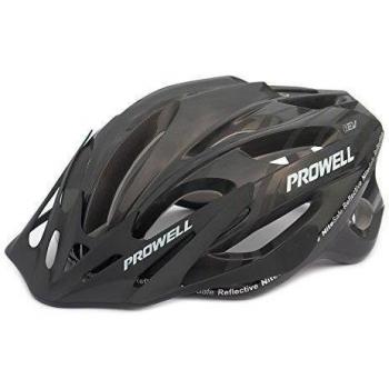 Prowell F59R Vipor F59R - Casco de ciclismo negro brillante Talla:L