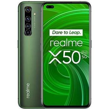 Realme x50 pro z smartphone de 644z 8 gb ram 128 gb rom procesador octacore qualcomm snapdragon 865 5g cuadruple camara ai 64mp dual sim moss green