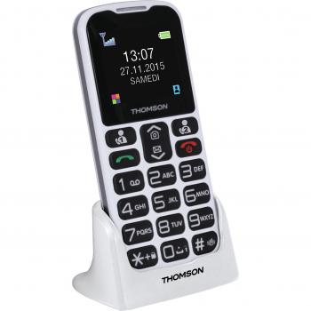 Thomson SEREA51 - Teléfono Móvil con Pantalla de 1.77, MiniSIM, Resolución VGA, Bluetooth, Teclas Grandes, Color Blanco