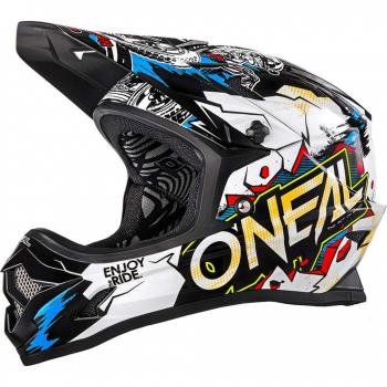 O'Neal Oneal Backflip RL2 Villain Casco Bicicleta, Blanco, XL