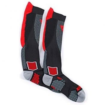 D-CORE High Sock M negro / rojo