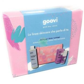 Set cuidado facial Goovi: agua micelar + crema facial antismog 3 unidades