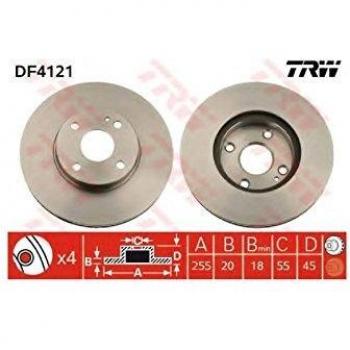 TRW Automotive AfterMarket DF4121 Brake Disc