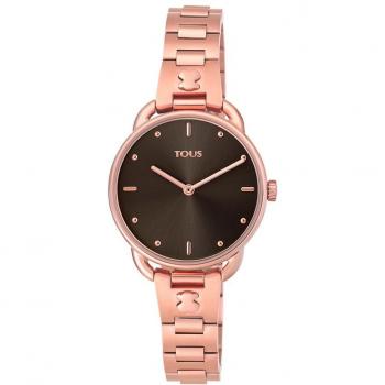 Reloj Tous Let Brazalete en rosa con esfera negra