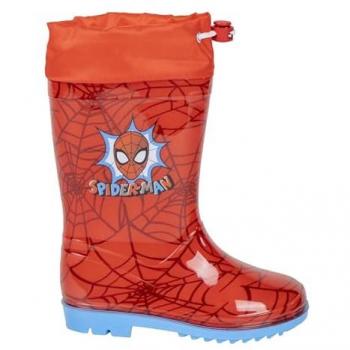 Botas de Agua PVC Spiderman Telaraña Rojas para Niño 29 EU