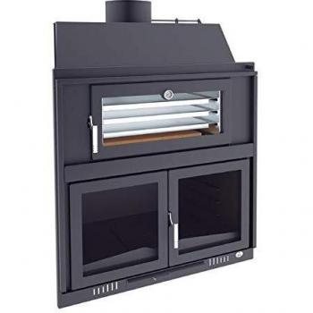 ESTUFA CON HORNO INSERTABLE FM MODELO HC-100 HP