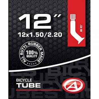 Tubo de bicicleta 12 pulgadas AV Schrader válvula 40mm 45° AV 32-57 203