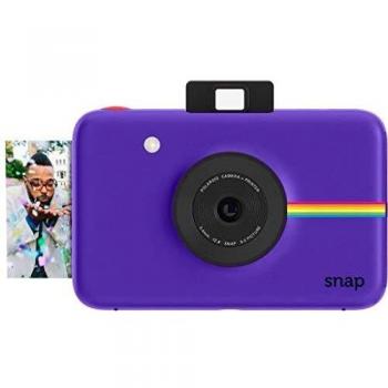 Polaroid Snap - Cámara digital instantánea, tecnología de impresión Zink Zero Ink, 10 Mp, micro SD, fotos de 5 x 7.6 cm, Púrpura