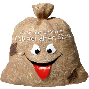 Udo Schmidt - Hucha con texto en alemán Prost auf unseren Club der alten Säcke