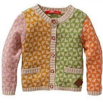 Oilily Katje cardigan-Jersey de punto Niñas,  
 naranja 12 meses
