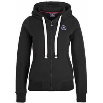 Peak Mountain Apilot/Xh - Sudadera de Forro Polar para Mujer, Mujer, Color Negro, tamaño Small