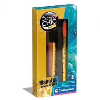 Kit de Brillo Labial y Lápiz Tropical Vibes CLEMENTONI