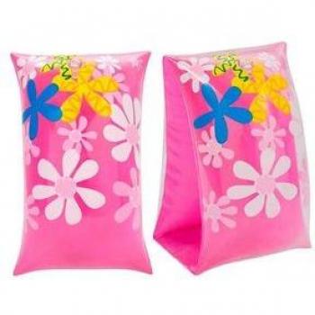 Manguitos Hinchables Solmar Diseño Floral 3D 3-6A Rosa