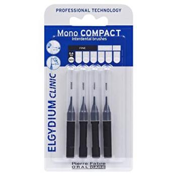 Elgydium Clinic Mono Compact Cepillo Interdental 0,6mm Negro 4uds