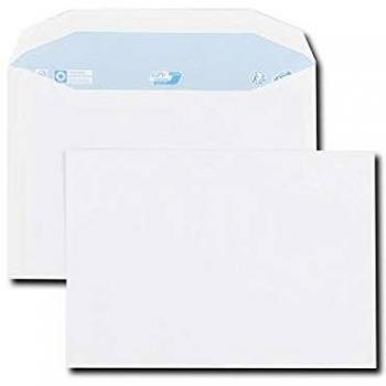 Sobre C5 162 x 229 mm GPV 80 g sin ventana, blanco - Caja de 500 unidades para embustamiento mecánico