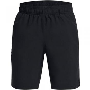 Under Armour Woven Wordmark Shorts - Black, Youth & Women's Lightweight Running Shorts
