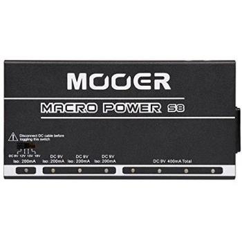 Mooer Macro Power S8 - Isolated 8 Output Guitar Effects Pedal Power Supply