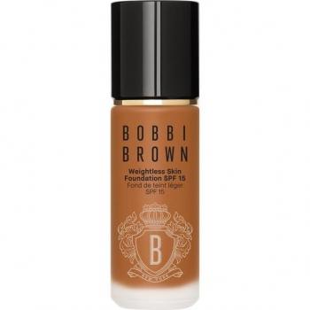 Bobbi Brown Weightless Skin Foundation SPF 15 - Long-Lasting Moisturizing Foundation in Golden Almond, 30ml
