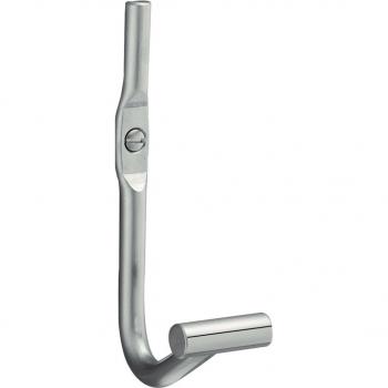 Percha individual de baño para atornillar con gancho en cono liso BELTRAN 965 HOTEL Cromo
