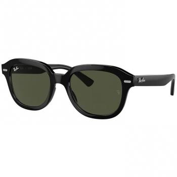 Ray-Ban RB4398 Erik 901/31 Unisex Square Black Sunglasses Size 53