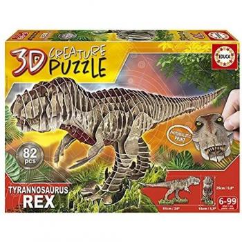 Puzzle 3D Creature TRex 82pzs