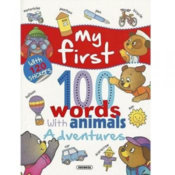 Adventures... with 120 stickers, my first 100 words with animals - Susaeta, Equipo