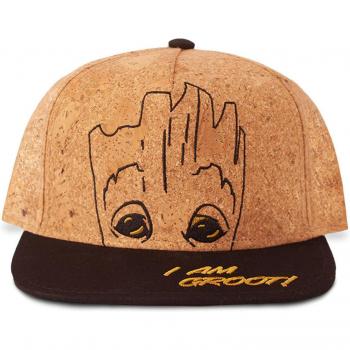 Difuzed Marvel Guardians of the Galaxy Groot Cork Snapback Cap