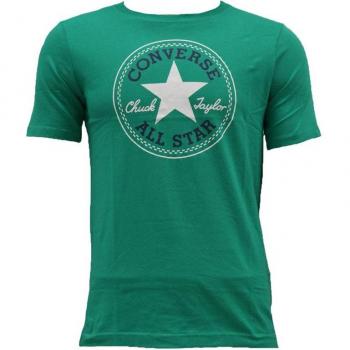 Camiseta de Manga Corta Infantil Converse Core Chuck Taylor Patch Verde