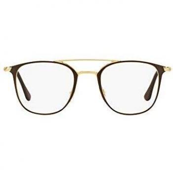 Ray-Ban 0Rx6377, Monturas de Gafas Unisex-Adulto, Gold/Shiny Brown, 48