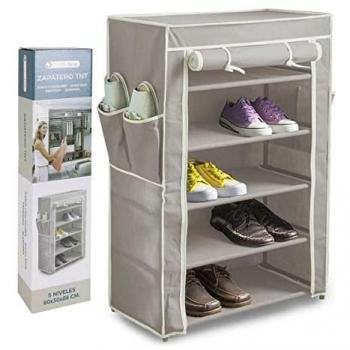 Zapatero Organizador Confortime 60x30x88cm - Madera Resistente, Diseño Moderno y Fácil Montaje
