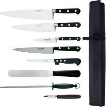 Conjunto Profesional de 8 Cuchillos de Acero Inoxidable con Estuche Sabatier