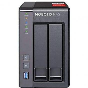Mobotix MX-S-NAS2A-8 Servidor de Almacenamiento Ethernet Compacto Negro NAS - Unidad Raid