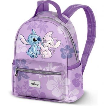 Mochila Fashion Pequeña Lilo y Stitch 27cm Disney Karactermania Rosa