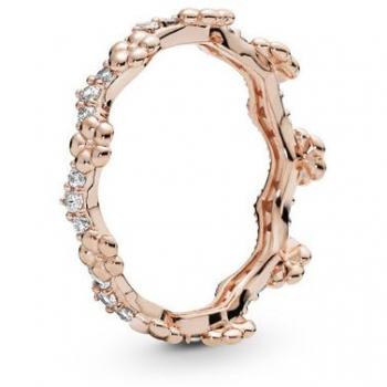 Anillo Pandora Rose 187924CZ Talla 54 Corona de Flores en Plata Rosa