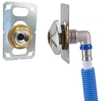 Kit Completo de Fijación para Grifo de Pared Simple M1/2' (15x21) con Conexión Multicapa Ø16 NOYON & THIEBAULT
