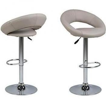 AC Design Furniture - Taburete de bar, color Tortora, 1 pieza