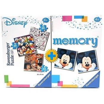 Multipack Disney 3 Puzzles 49 Piezas + Memory