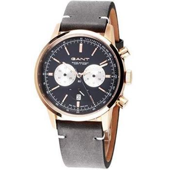 Gant Mens Analogue Quartz Watch with Leather Strap 7630043923696
