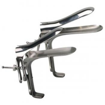 Bondage Boutique Steel Vaginal Speculum - Medium Size, Stainless Steel, Silver Finish, Adjustable Blades, Medical-Grade Quality